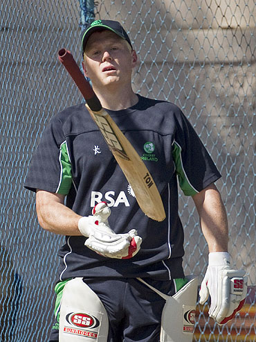 Kevin O'Brien during a net session