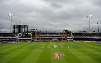 Lights come up at Lord's