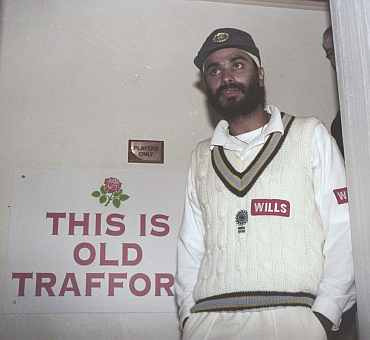 Navjot Singh Sidhu at Old Trafford