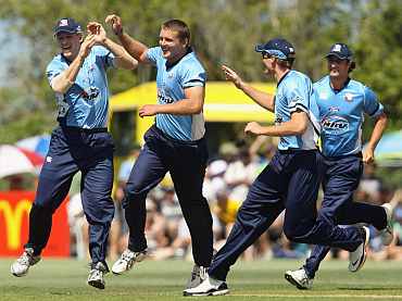 Auckland Aces players in action