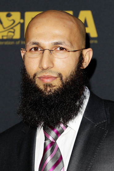 Hashim Amla of South Africa arrives for the LG ICC Awards at The Grosvenor House Hotel on September 12, 2011 in London