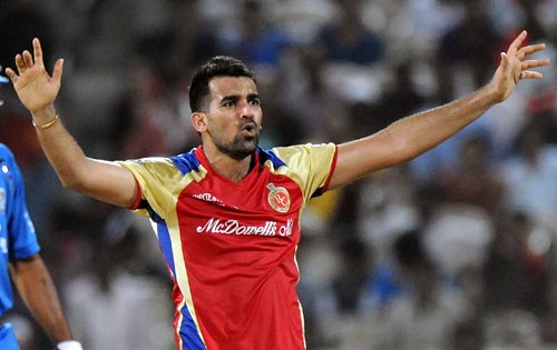 RCB expects Zaheer to put up an impressive show