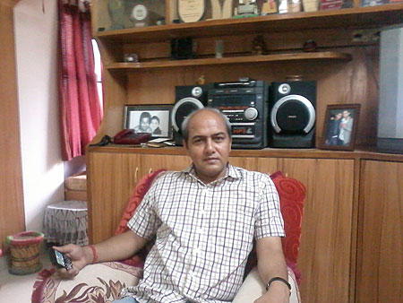 Unmukt Chand's father Bharat Chand Thakur