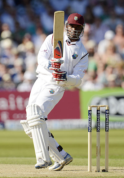 Samuels scored 866 runs in 7 Tests