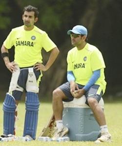 Gambhir and Dhoni