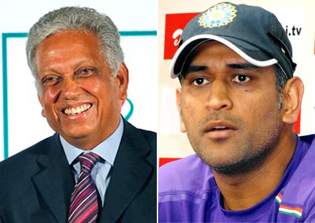 Mohinder Amarnath and MS Dhoni