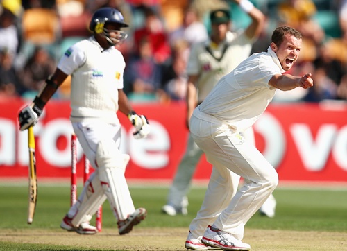 Peter Siddle of Australia