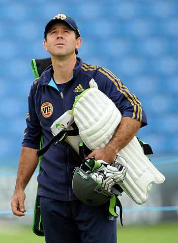 Looking after the team for a couple of days: Ponting