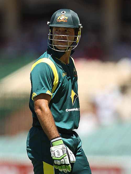 Ponting was in no hurry to end his 375-match ODI career