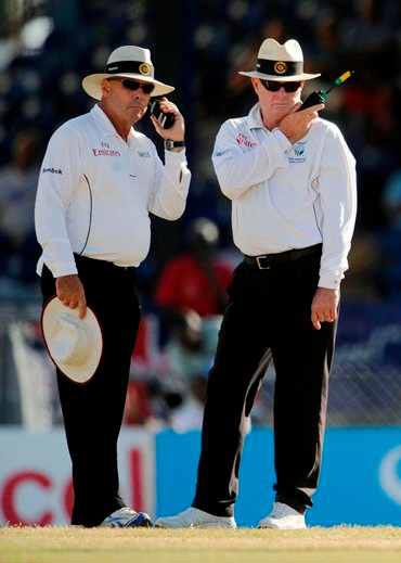 'Players must respect the umpires' decision'
