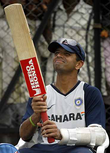 Dravid sorts out his defensive strokes