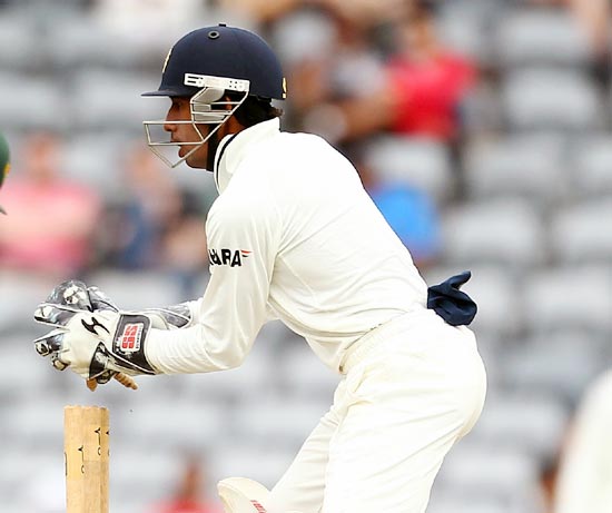 Saha cracked a century in his debut first-class match