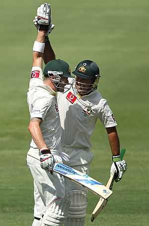 Ricky Ponting and Michael Clarke