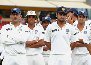 Team India wears a dejected look after losing the Australia Test series 4-0