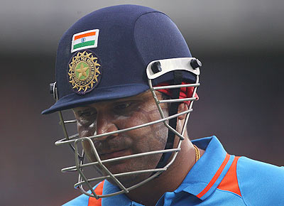 Sehwag performed below expectations