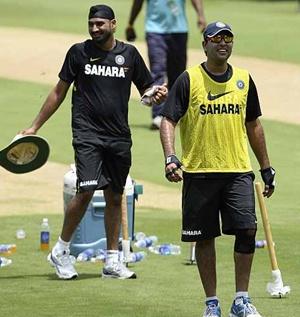 Harbhajan Singh and Yuvraj Singh