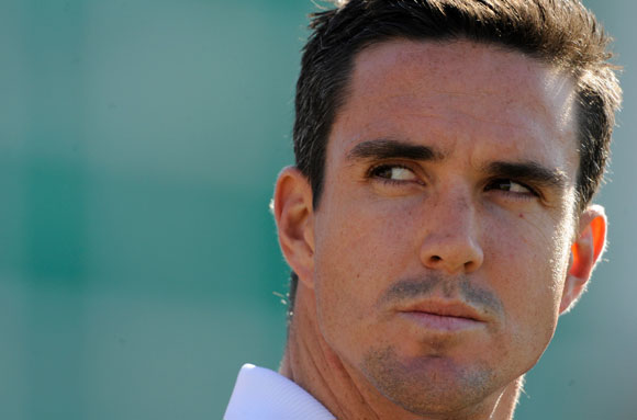 Kevin Pietersen, out in the cold.