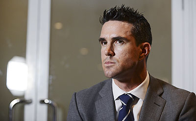 England cricketer Kevin Pietersen attends a news conference