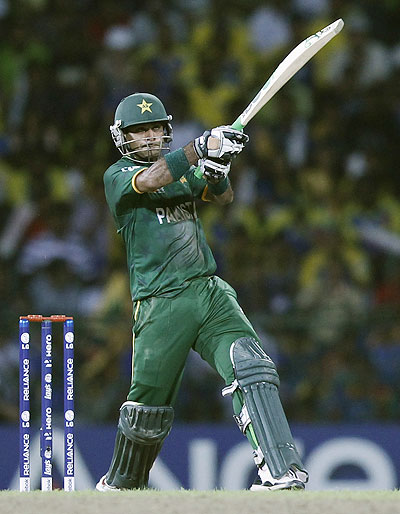 Pakistan's captain Mohammad Hafeez