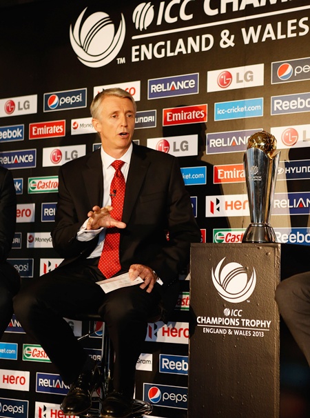 Steve Elworthy the Tournament Director of the ICC Champions Trophy 2013