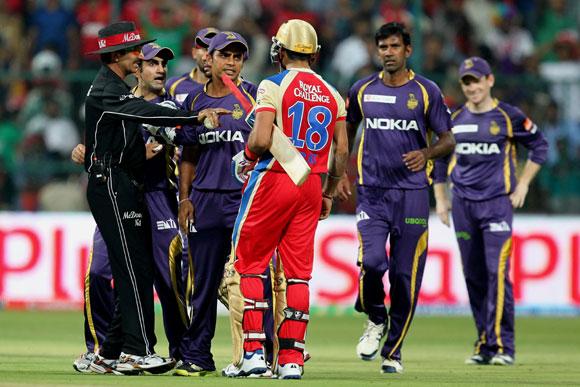 Virat Kohli clashes with Gautam Gambhir