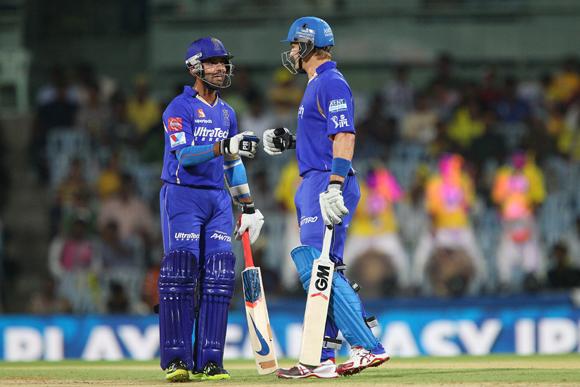 Ajinkya Rahane and Shane Watson