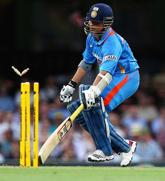 Tendulkar first batsman to be declared run-out by a third umpire