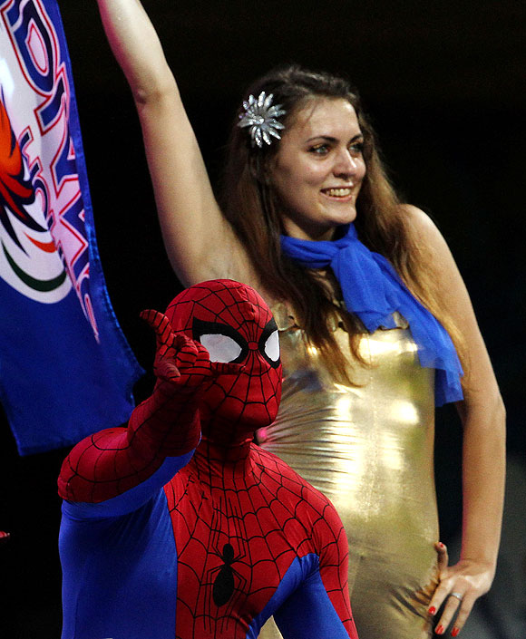 Spotted: Spider-Man, Iron Man at Wankhede Stadium!
