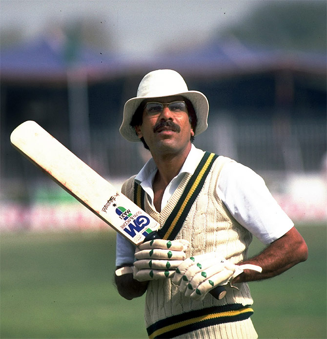 Portrait of Pakistan Captain Zaheer Abbas