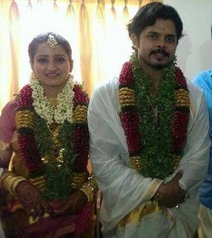 Sreesanth and his bride