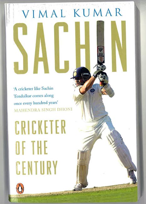 Book cover of 'Sachin - Cricketer of the Century'