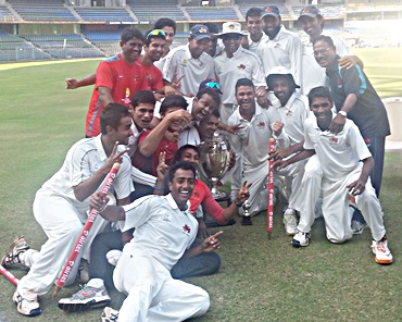 The victorious 2013 Mumbai Ranji Trophy