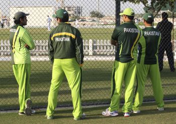 Members of Pakistan cricket team