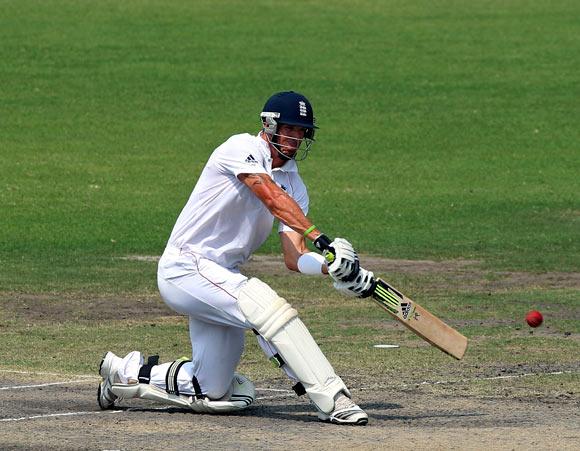 Kevin Pietersen said his famed switch-hit was partly the product of hours spent playing squash as a youngster.