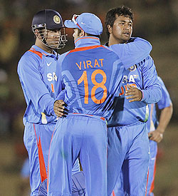 (Top) Team India players; (Below) Aunshuman Gaekwad