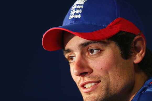 Alastair Cook captain of England during the England press conference