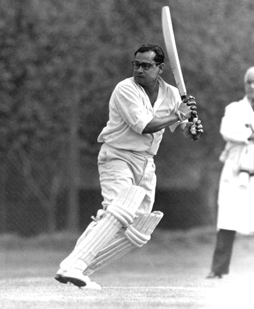 Pankaj Roy during a match against the Indian Gymkhana Cricket Club at Osterley Park, London, April 23, 1959.