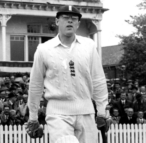Geoff Boycott heads out to bat. Photograph: Central Press/Getty Images