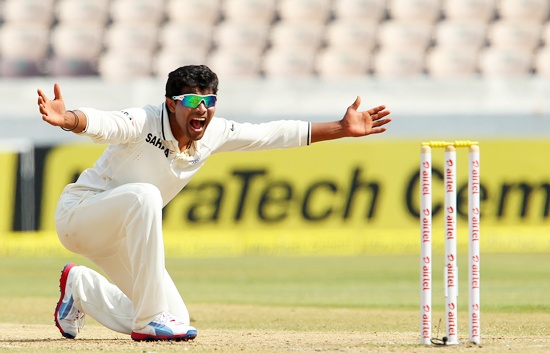 The Rajkot spinner took wickets at crucial times in the Mohali Test.
