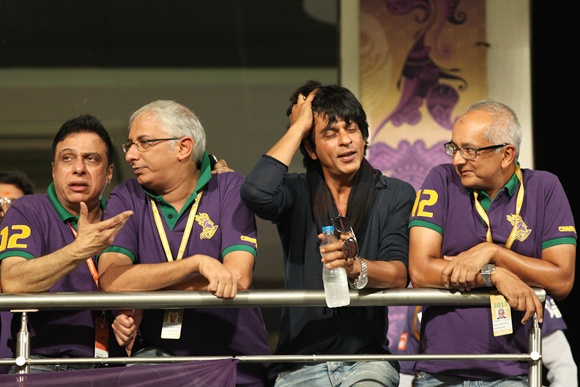 Shah Rukh Khan (second right)