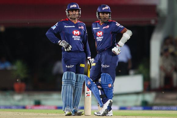 Virender Sehwag and Mahela Jayawardene