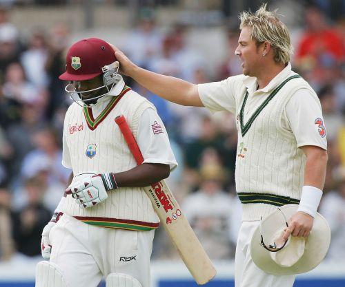 Brian Lara and Shane Warne