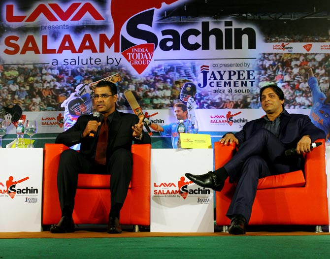 Waqar Younis and Shoaib Akhtar