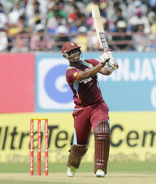 Johnson Charles of West Indies bats
