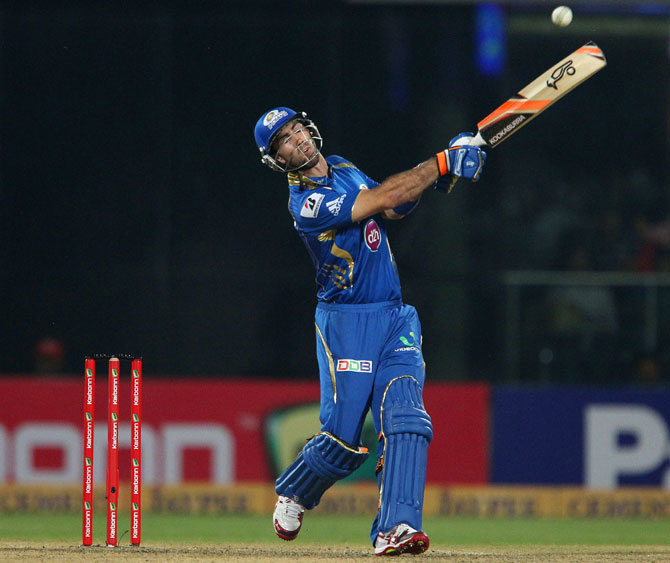 Glen Maxwell of Mumbai Indians hits out