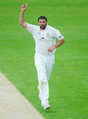 Durham bowler Steve Harmison