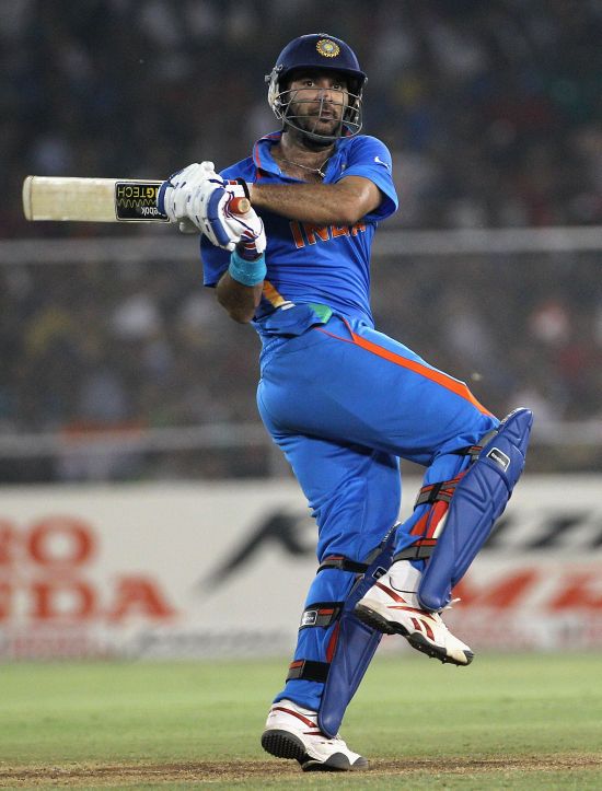 Stats: Yuvraj most consistent Indian batsman in T20I - Rediff Cricket