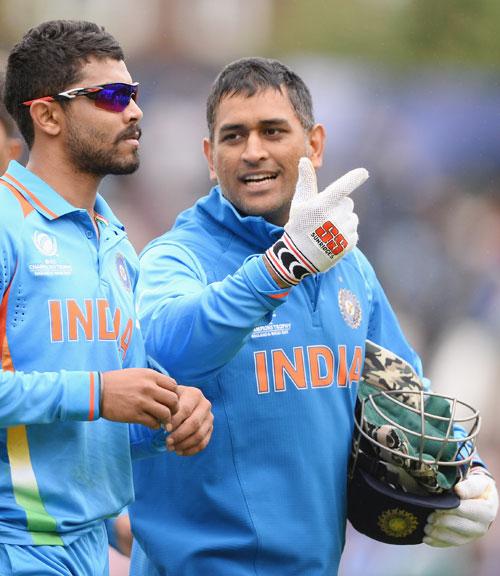 Ravindra Jadeja and MS Dhoni