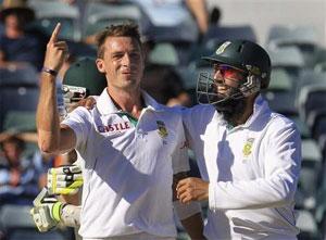 Dale Steyn and Hashim Amla