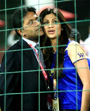 Lalir Modi with Shilpa Shetty